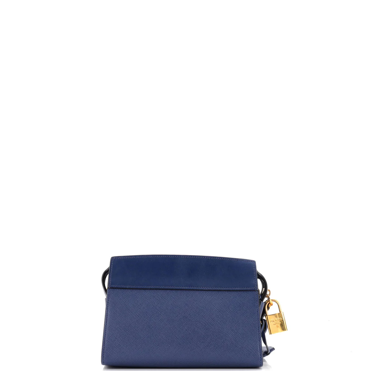 Esplanade Crossbody Bag Saffiano with City Calf Small - Deep Luxury