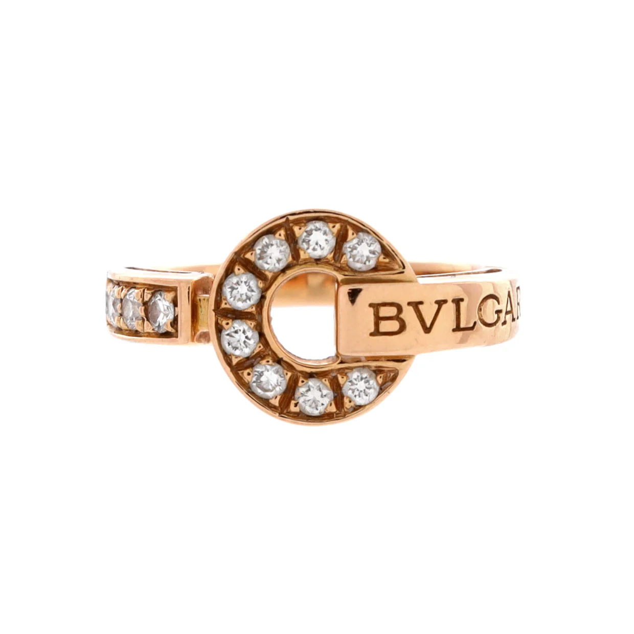 Bvlgari Bvlgari Ring 18K Rose Gold and Diamonds - Deep Luxury