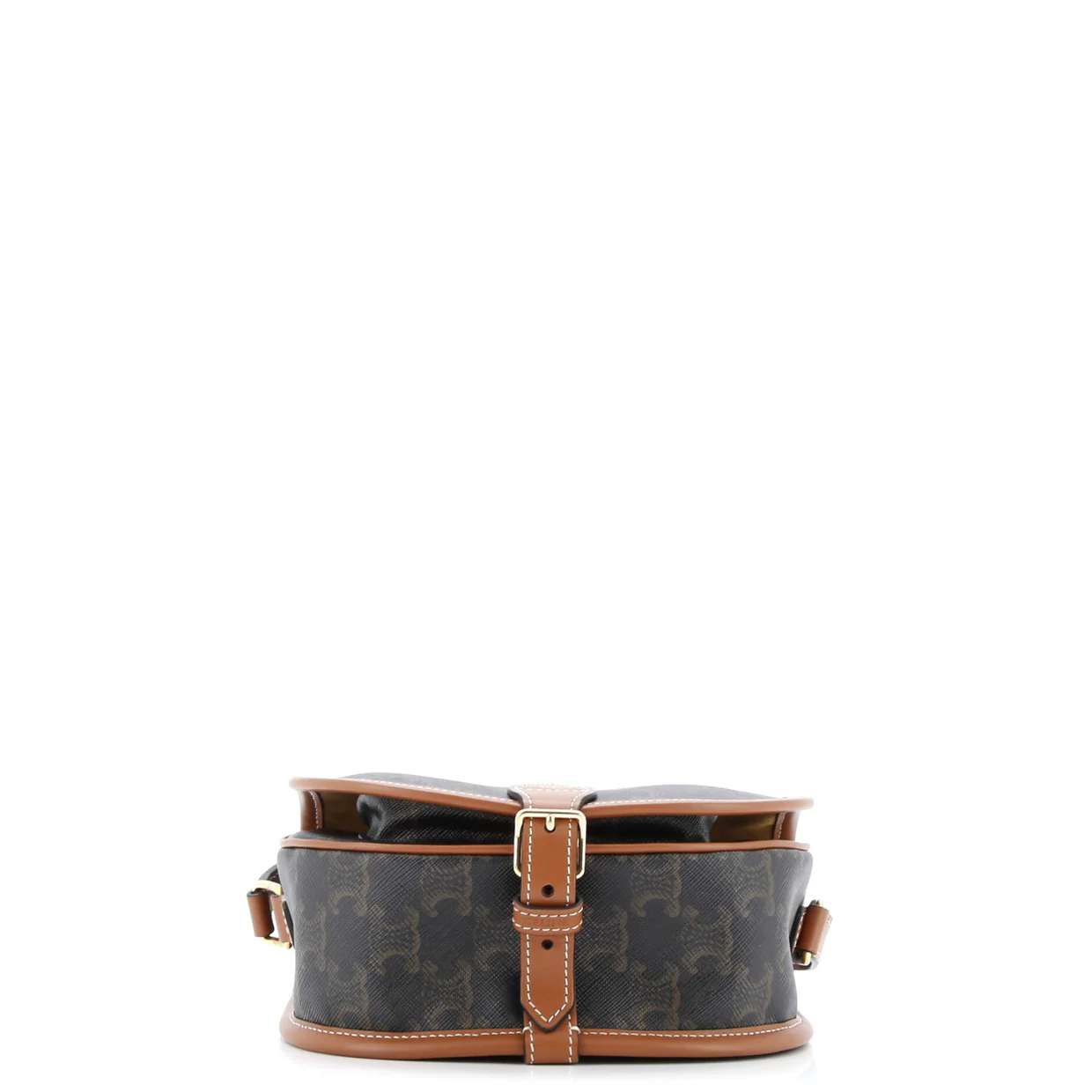 Folco Bag Triomphe Coated Canvas Medium - Deep Luxury