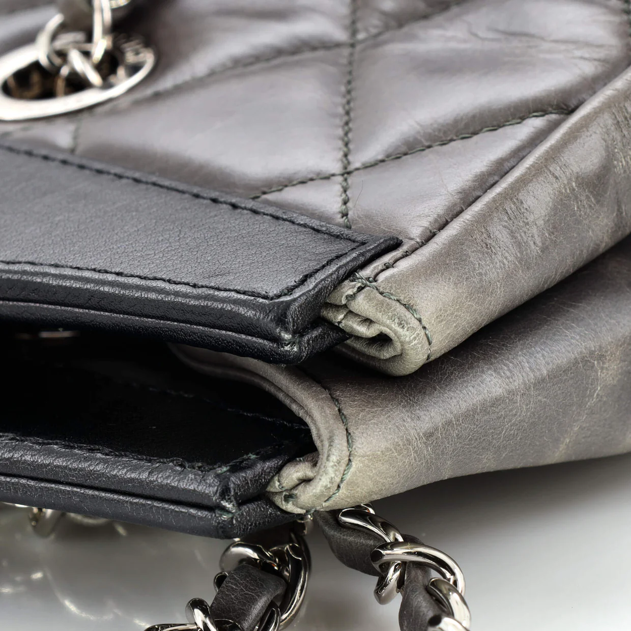 CC Delivery Tote Quilted Glazed Calfskin Small - Deep Luxury