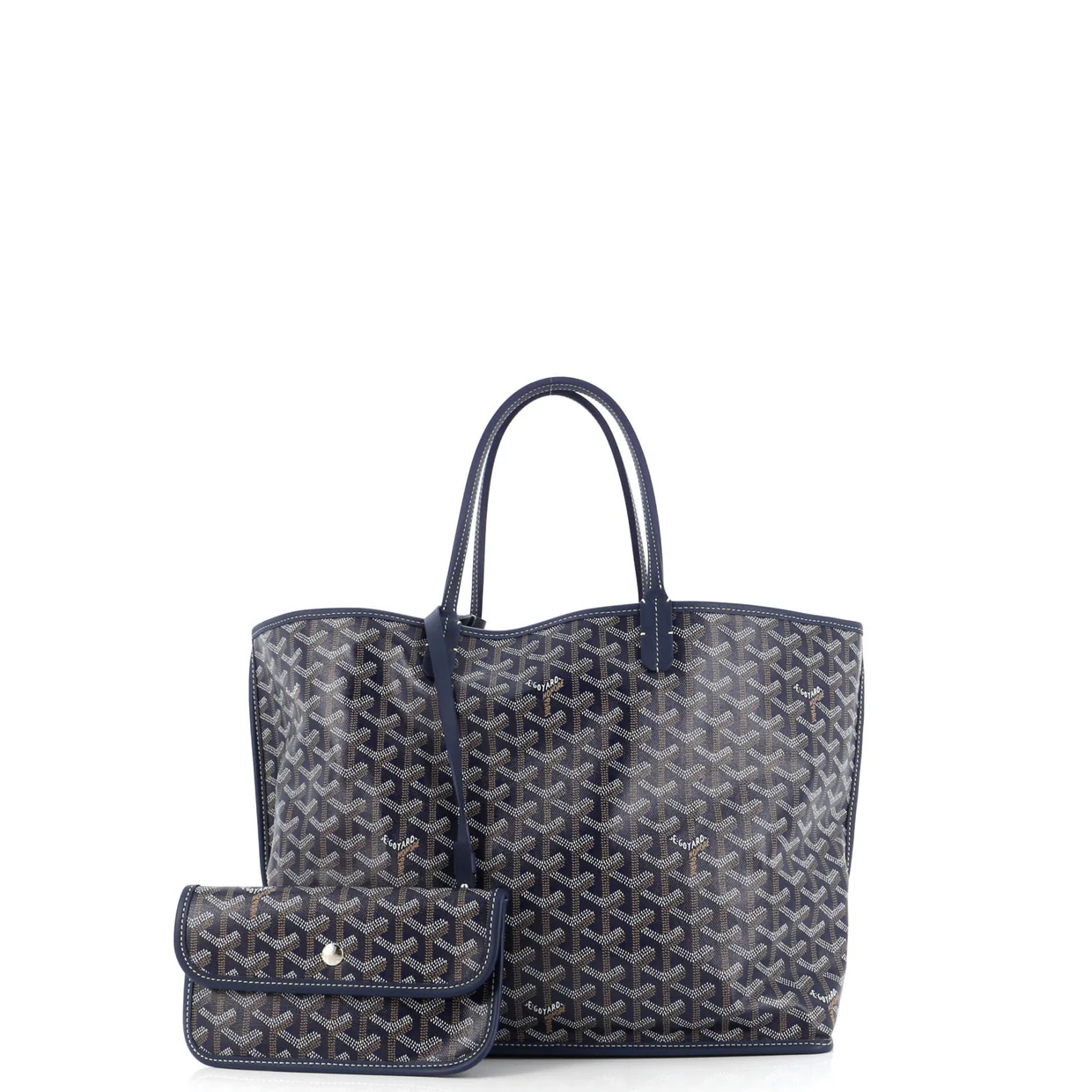 Anjou Reversible Tote Coated Canvas PM - Deep Luxury