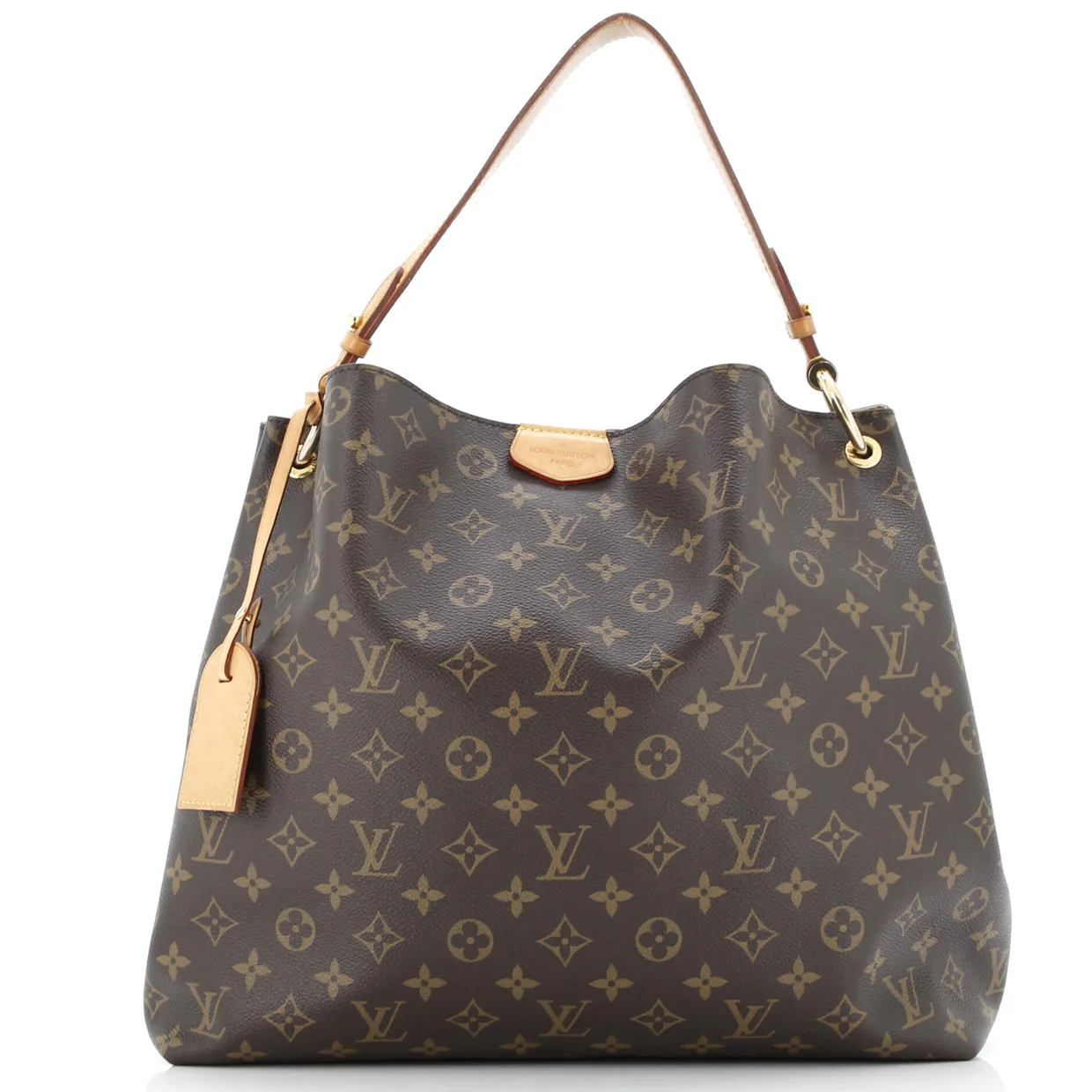 Graceful Handbag Monogram Canvas MM - Deep Luxury