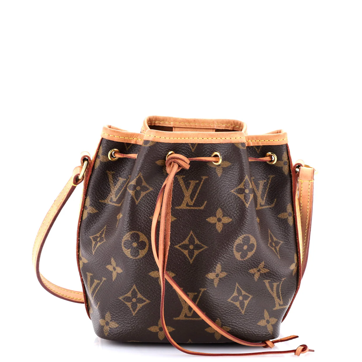 Noe Handbag Monogram Canvas Nano - Deep Luxury