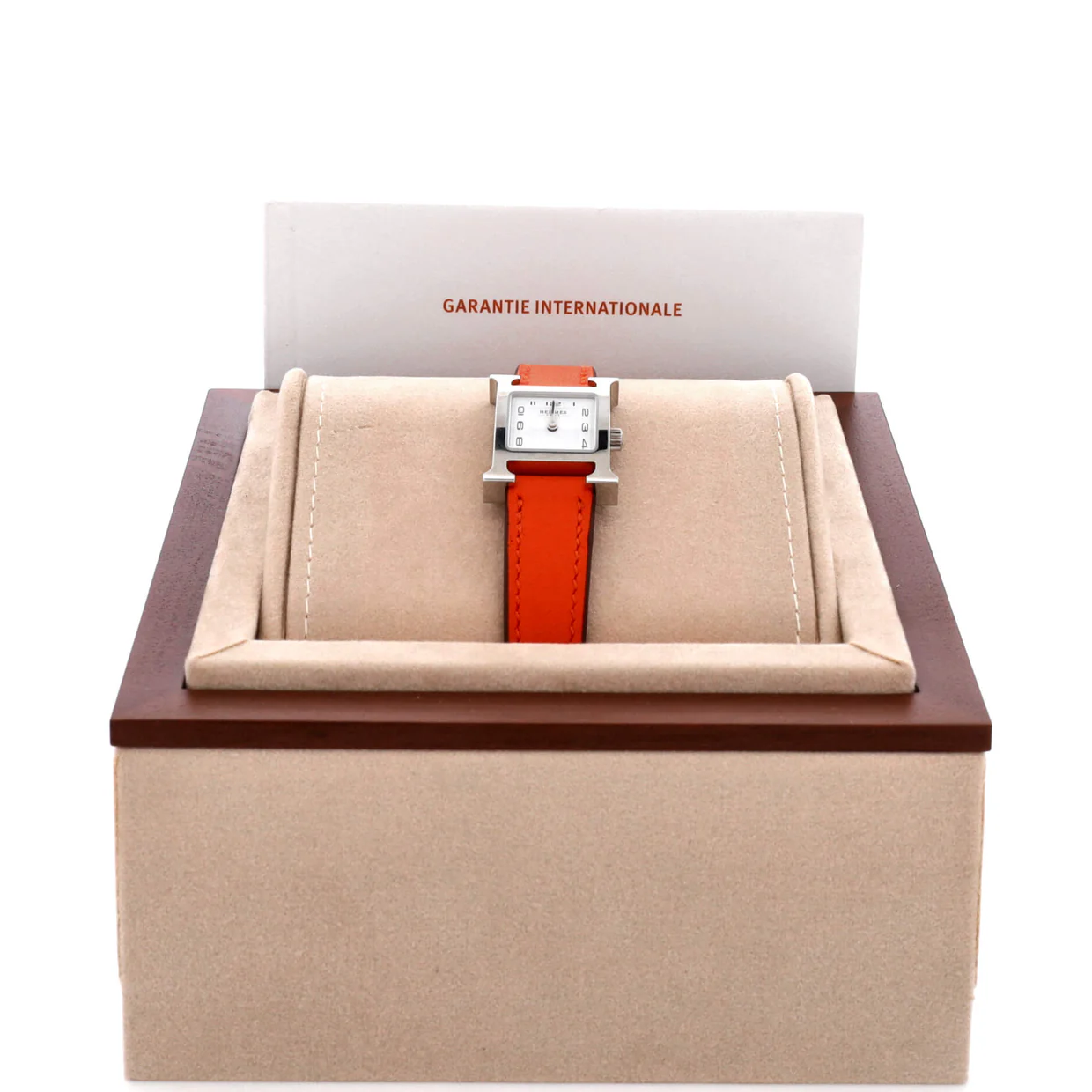 Heure H Quartz Watch Plated Metal and Leather 17 - Deep Luxury