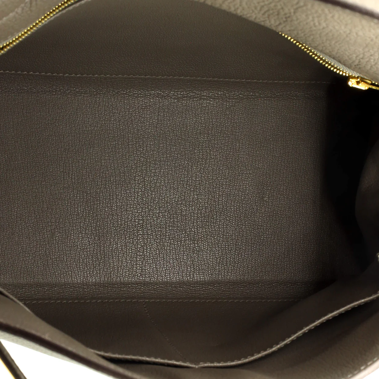 Kelly Handbag Grey Clemence with Gold Hardware 28 - Deep Luxury