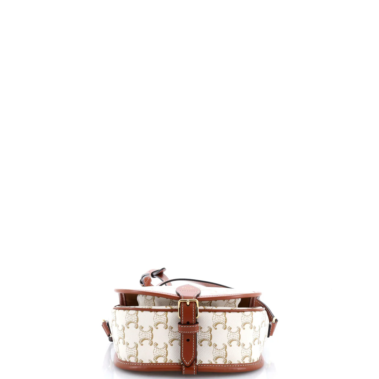 Folco Bag Triomphe Coated Canvas Medium - Deep Luxury