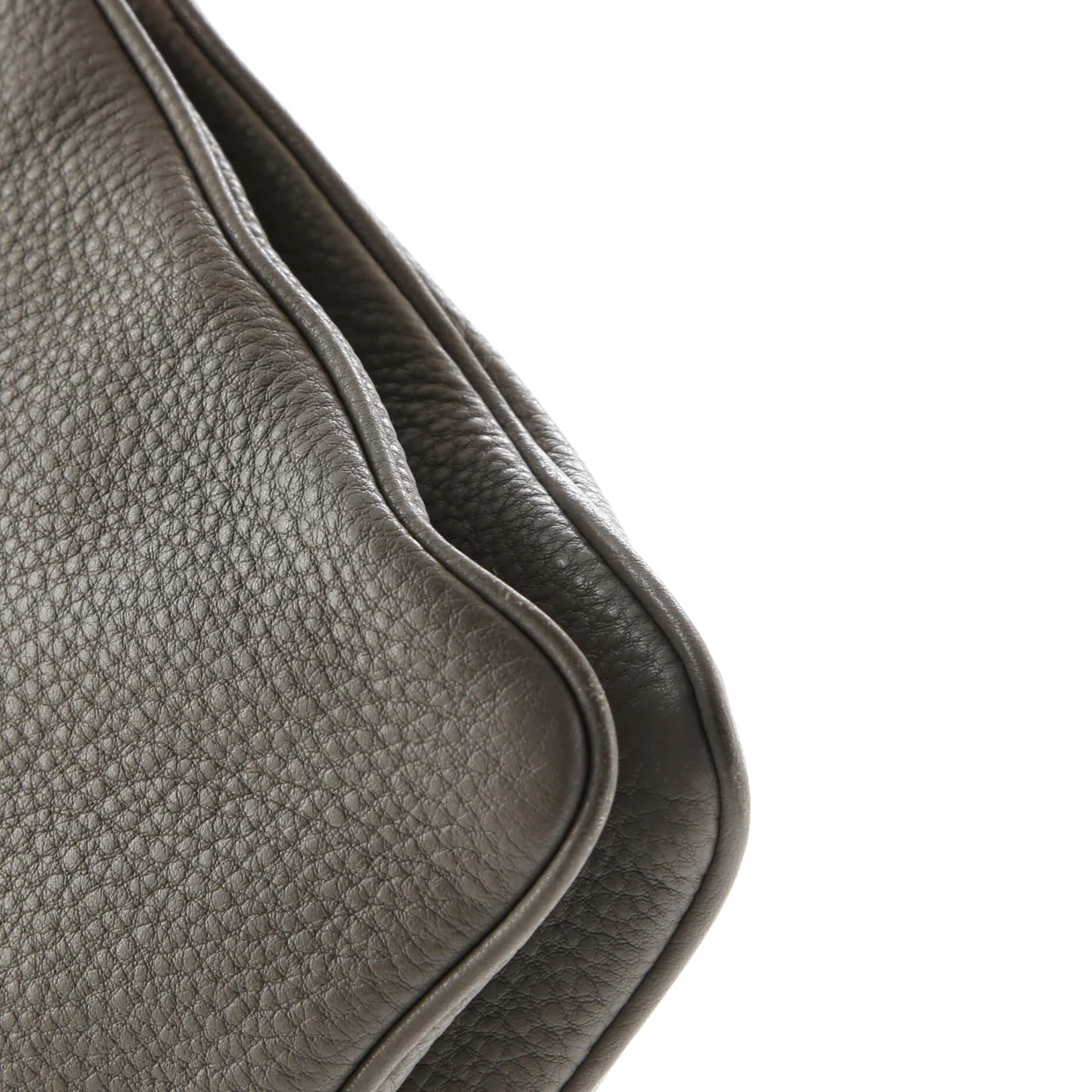 Double Zip Crossbody Bag Vitello Daino Small - Deep Luxury