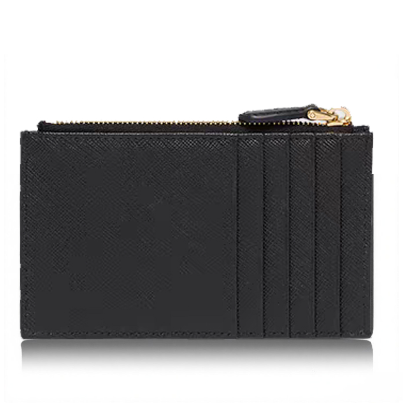 Prada new black and gold card holder - Deep Luxury