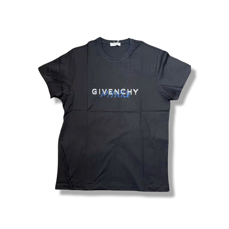 Givenchy letter print round neck short sleeves T-shirt - Deep Luxury