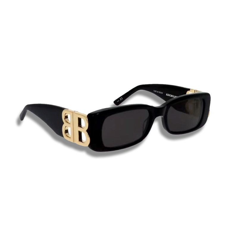 Balenciaga Balenciaga UV protection exquisite chic avant-garde cool plate frame rectangular Sunglasses - Deep Luxury