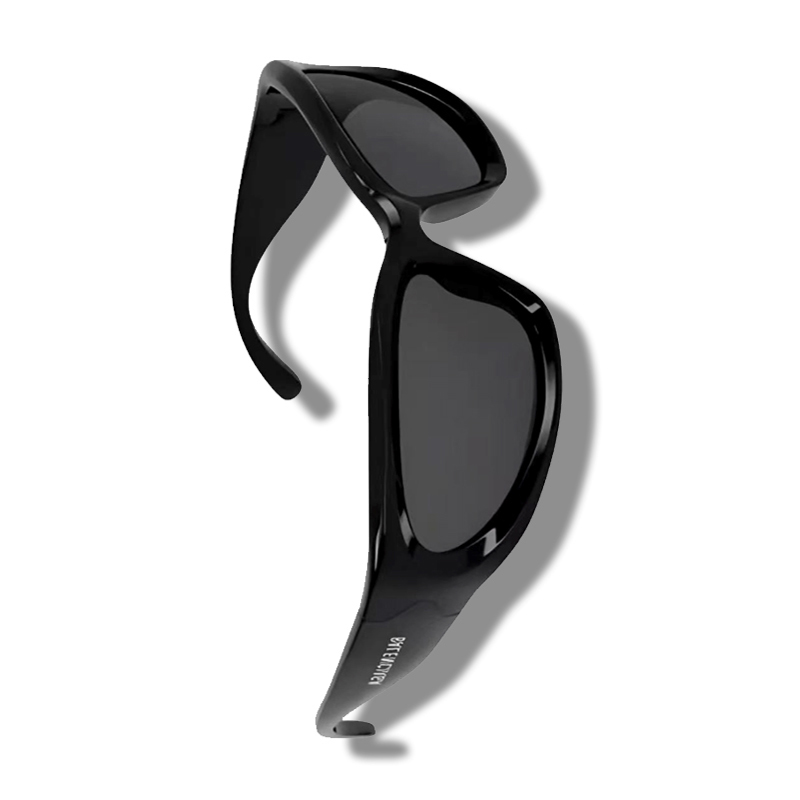 Balenciaga Balenciaga temple letter engraved decoration plate frame butterfly sunglasses unisex couple style - Deep Luxury