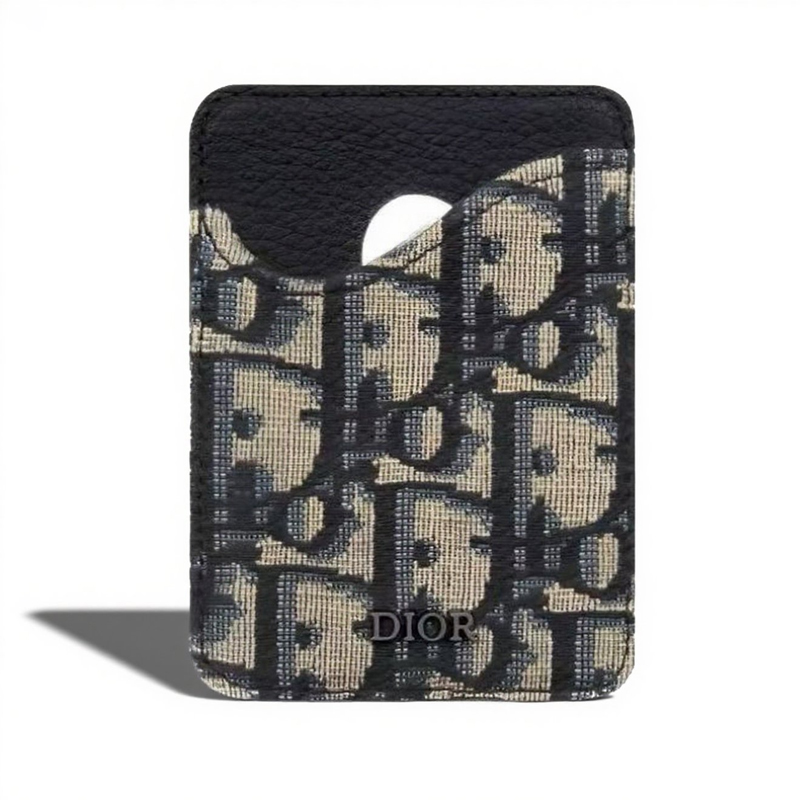 DIOR Dior presbyopic magnetic cowhide card holder - Deep Luxury