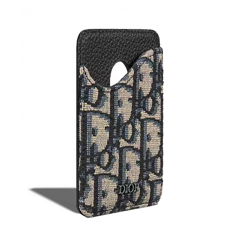 DIOR Dior presbyopic magnetic cowhide card holder - Deep Luxury