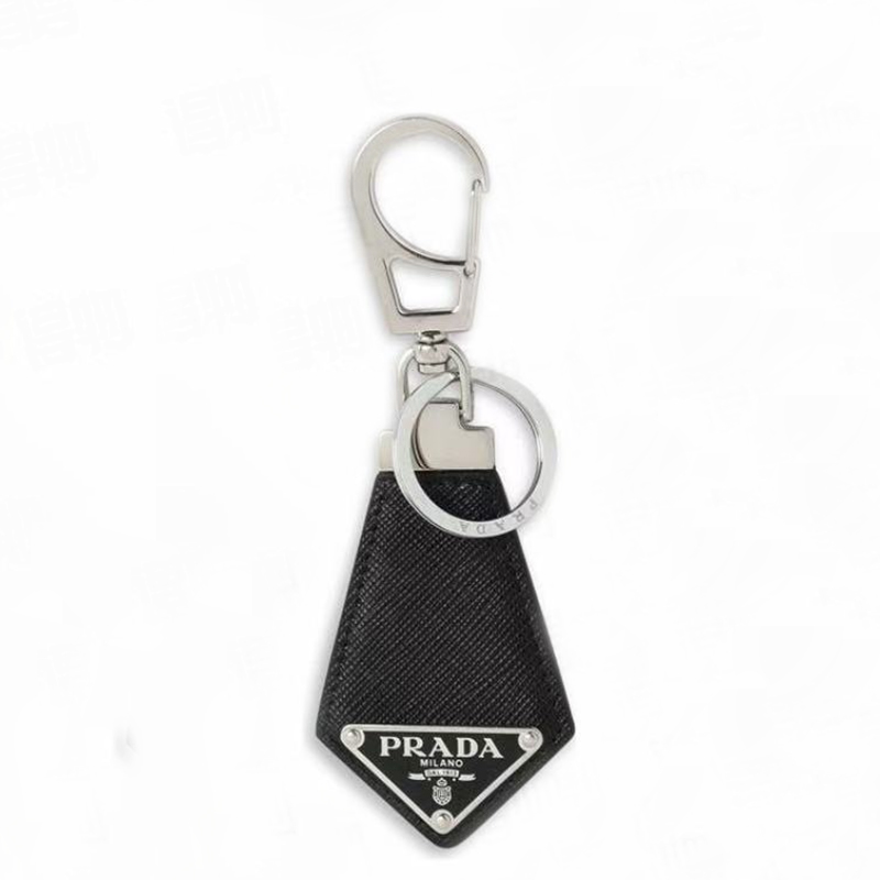 Prada triangle brand keychain - Deep Luxury