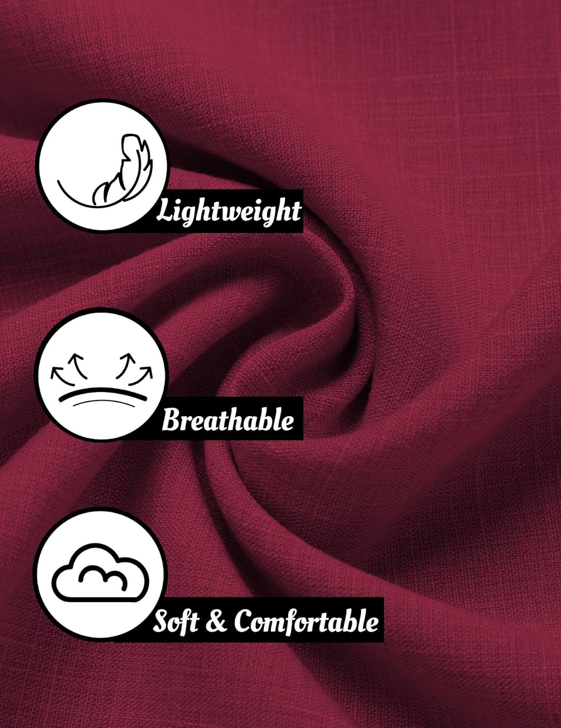 Men's Linen Shirts Short Sleeve Casual Shirts Button Down Shirt for Men Beach Summer Wedding Shirt