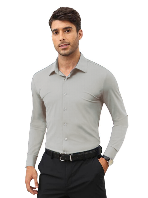 16-Way Stretch Slim Fit Long Sleeve Button Down Shirts Wrinkle Free Traveler Shirts