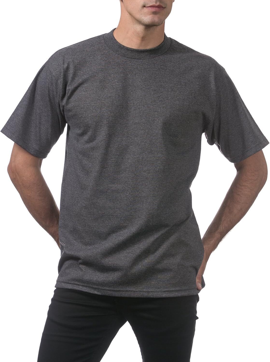🔥Men's Heavyweight Cotton Short Sleeve Crew Neck T-Shirt