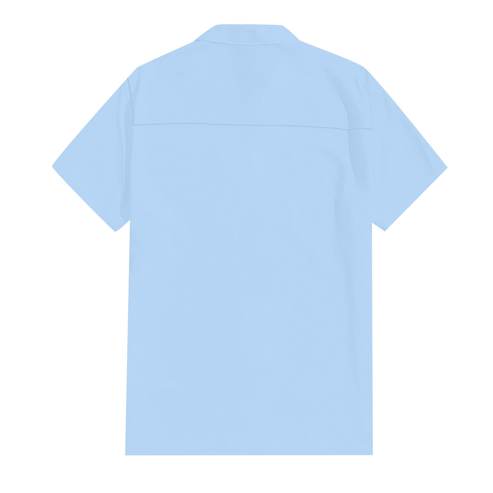 Classic Beach Men Polo Shirt Collar Short Sleeved Work Shirts for Men