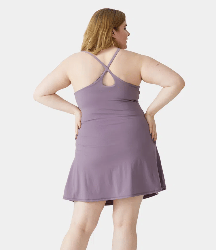 Softlyzero Plush Backless Active Dress-Easy Peezy