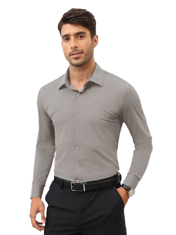 16-Way Stretch Slim Fit Long Sleeve Button Down Shirts Wrinkle Free Traveler Shirts