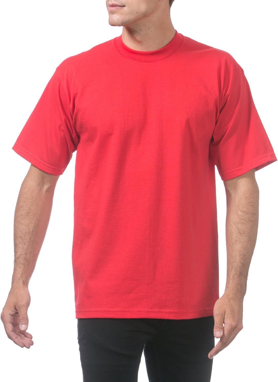🔥Men's Heavyweight Cotton Short Sleeve Crew Neck T-Shirt