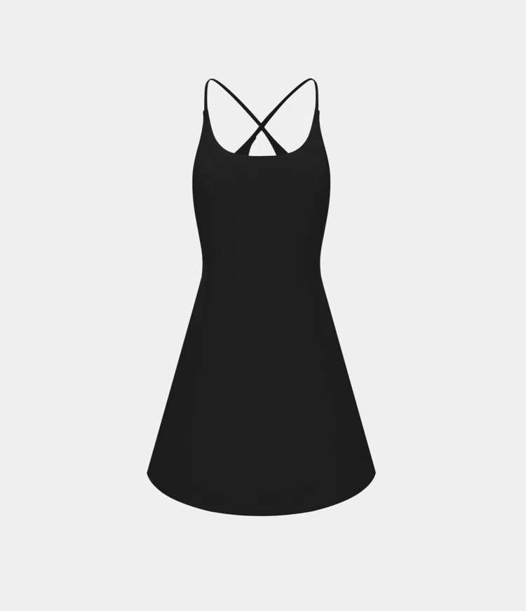 Softlyzero Plush Backless Active Dress-Easy Peezy