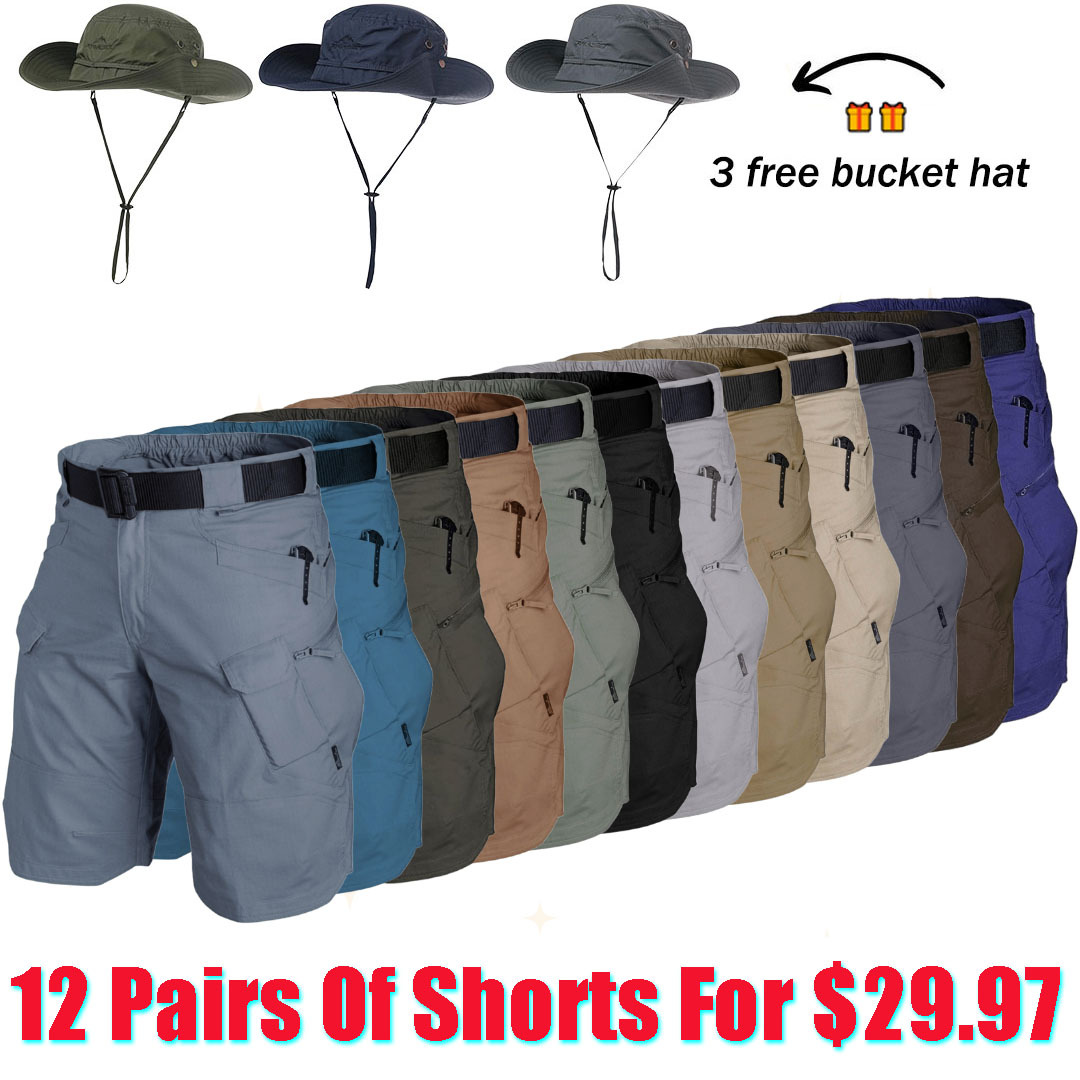 🔥Last Day Sale🔥Men's Multifunctional Waterproof Multi-pocket Outdoor Tactical Shorts