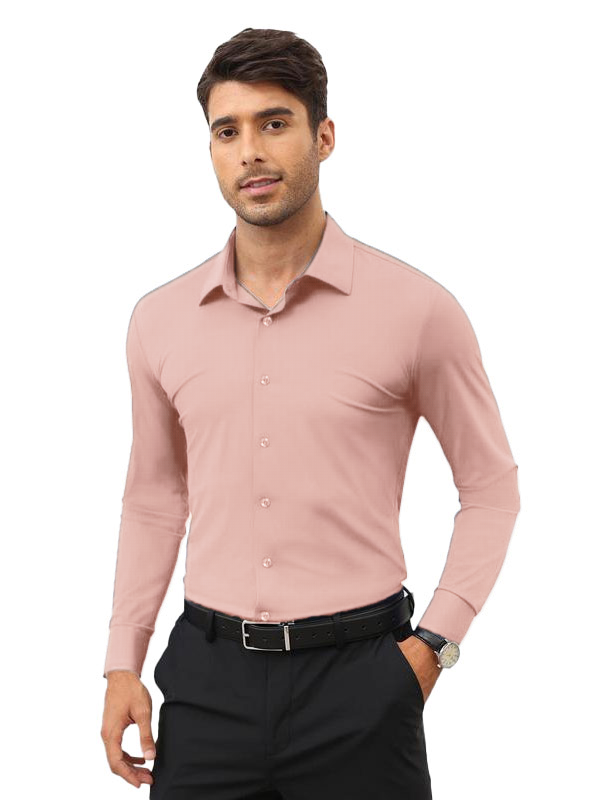 16-Way Stretch Slim Fit Long Sleeve Button Down Shirts Wrinkle Free Traveler Shirts