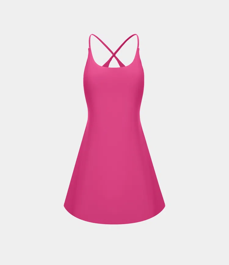 Softlyzero Plush Backless Active Dress-Easy Peezy