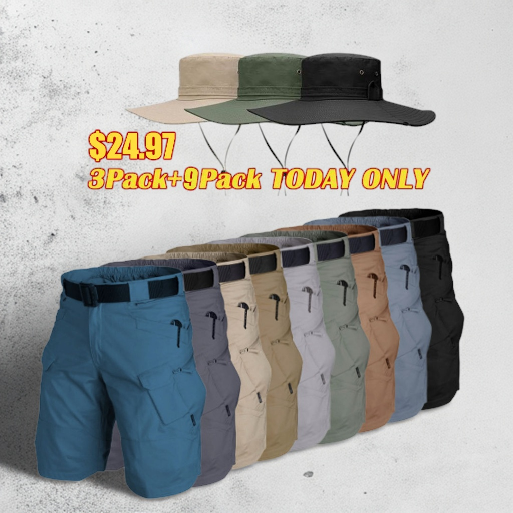 🔥Last Day Sale🔥Men's Multifunctional Waterproof Multi-pocket Outdoor Tactical Shorts