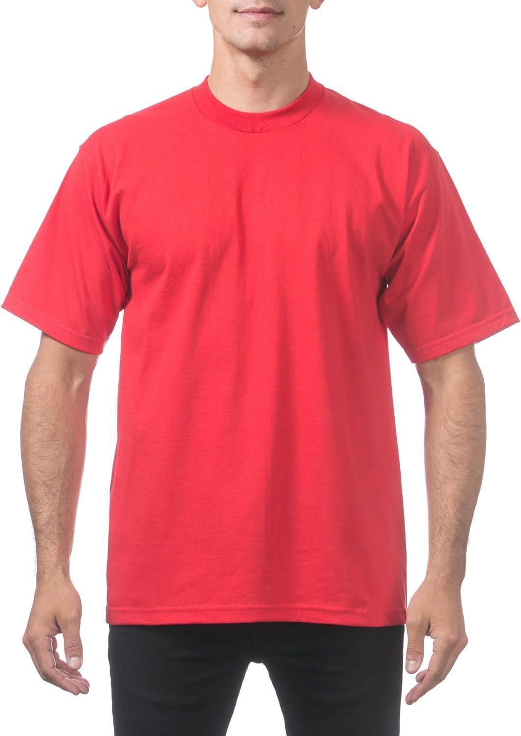 🔥Men's Heavyweight Cotton Short Sleeve Crew Neck T-Shirt