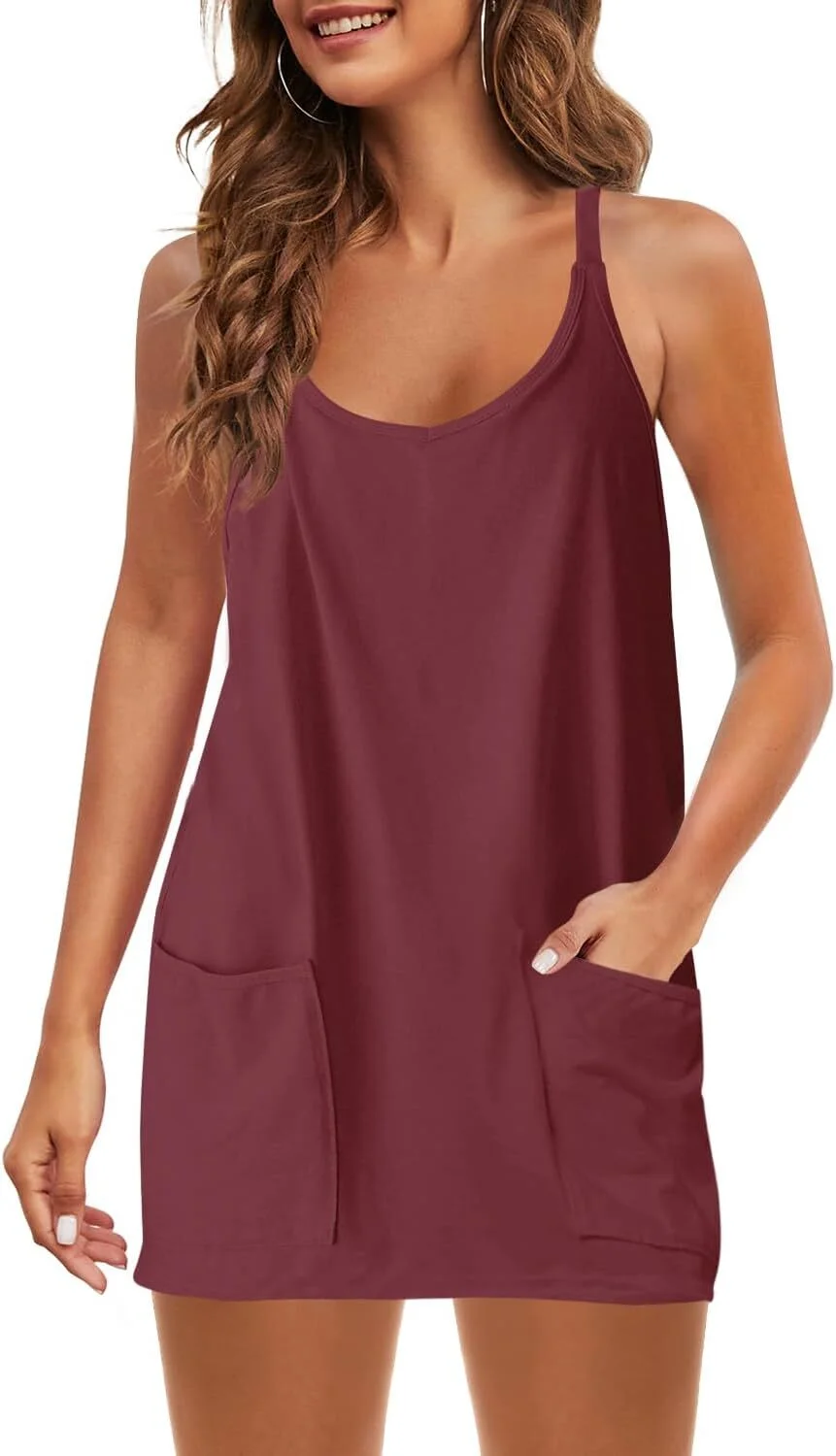 💝Last Day Promotion⚡Women's Womens Athletic Sleeveless Mini Dress