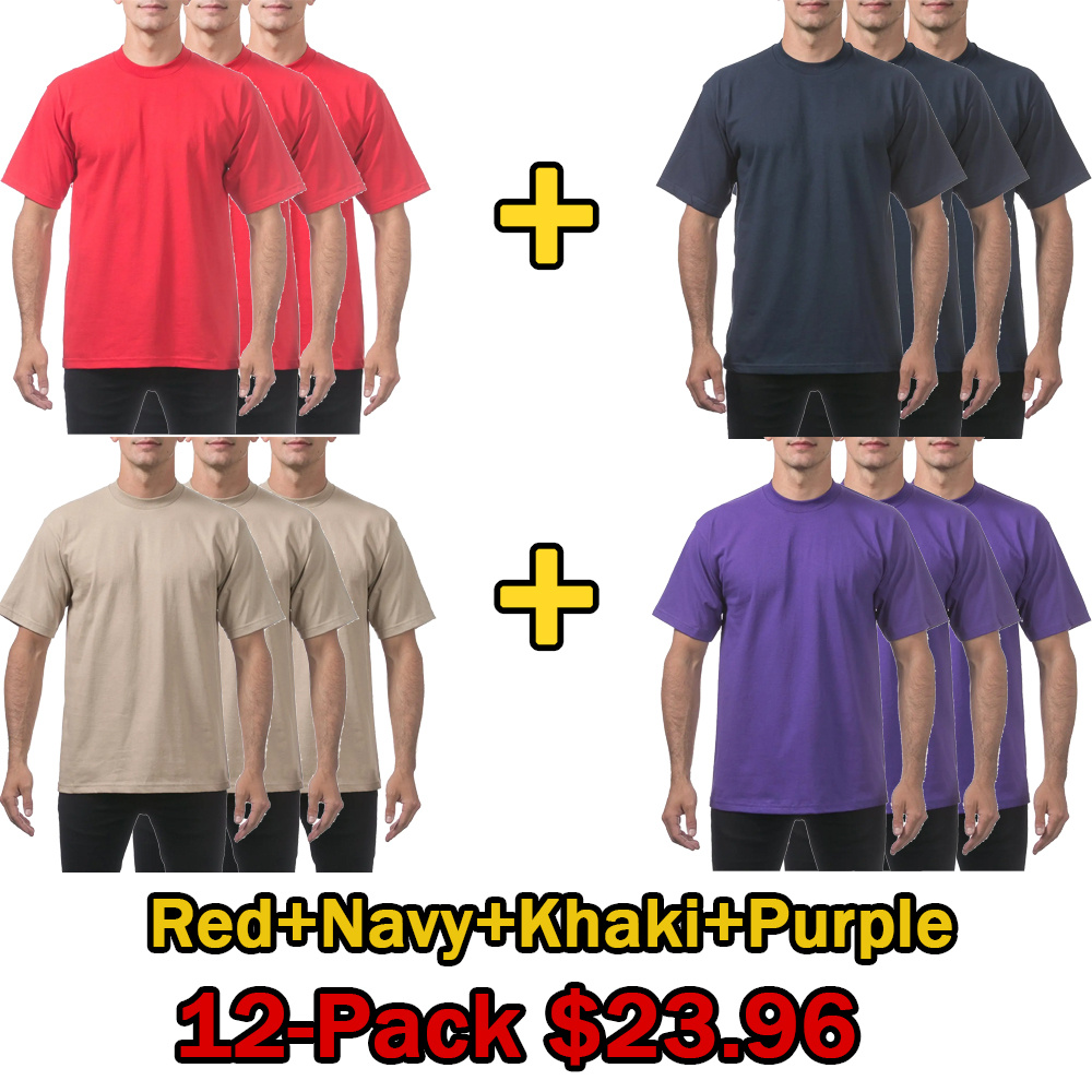 🔥Men's Heavyweight Cotton Short Sleeve Crew Neck T-Shirt