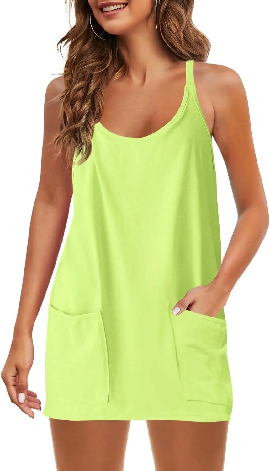 💝Last Day Promotion⚡Women's Womens Athletic Sleeveless Mini Dress