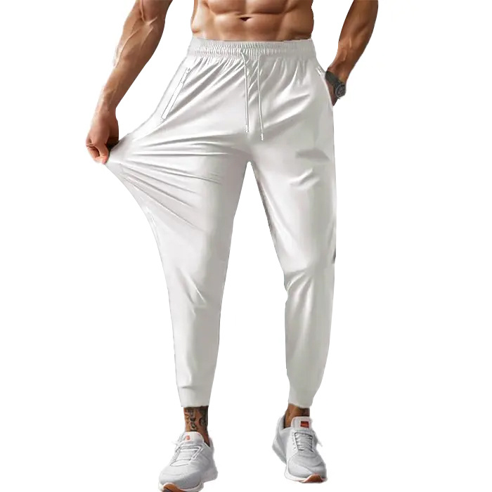 Men's Loose Letter Print Drawstring Jogger Pants, Menswear for Summer Pantaloons