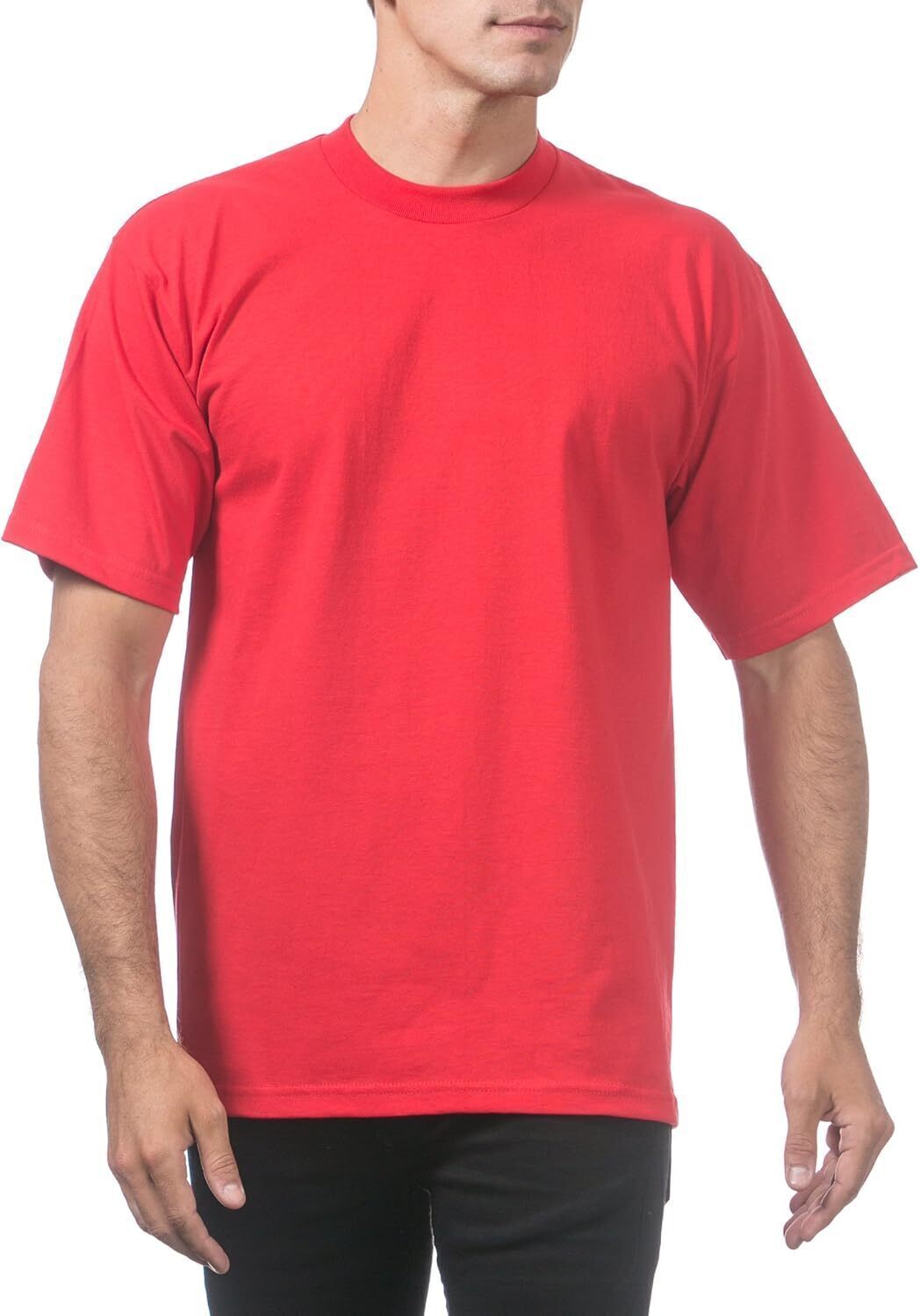 🔥Men's Heavyweight Cotton Short Sleeve Crew Neck T-Shirt