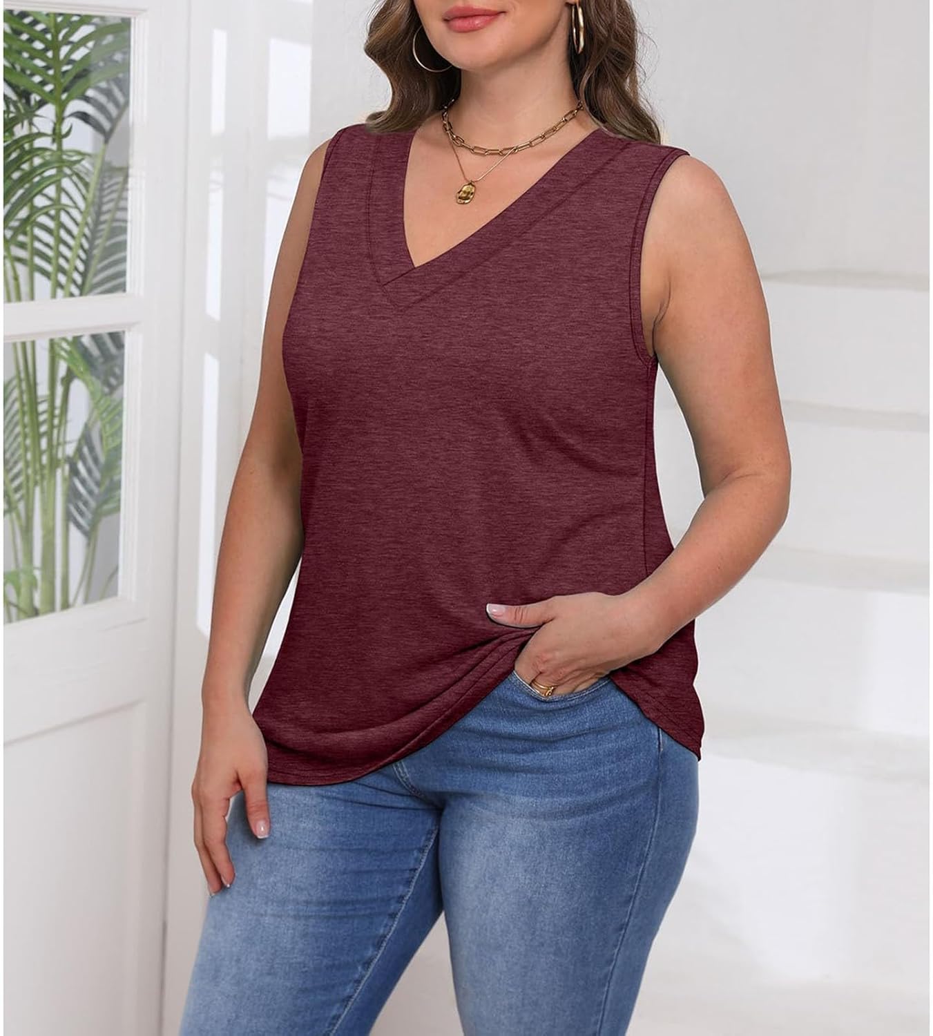 Women's summer t-shirts size 14 short t-shirts wide fit women's short t-shirts bohotops style solid color