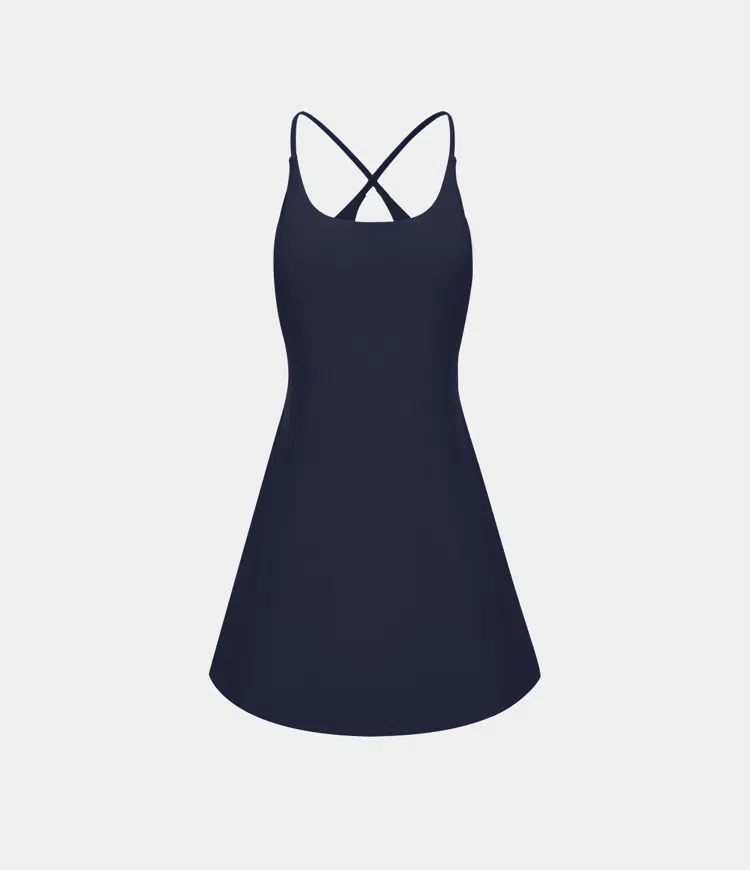 Softlyzero Plush Backless Active Dress-Easy Peezy