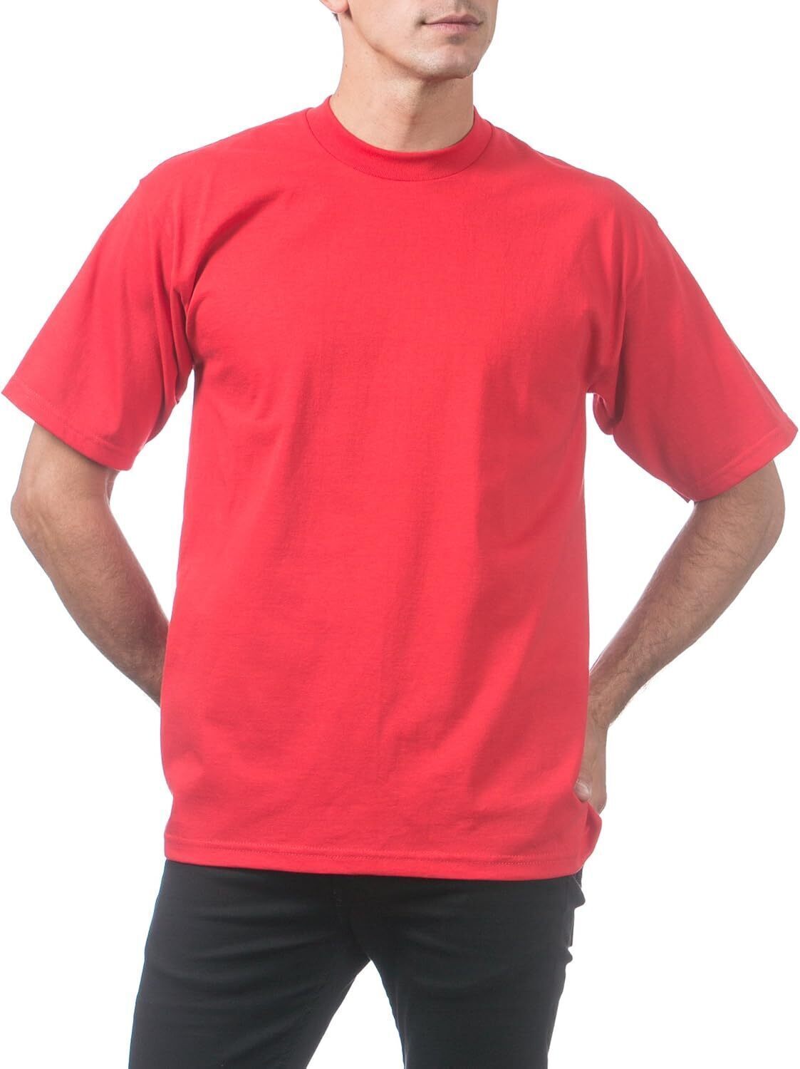 🔥Men's Heavyweight Cotton Short Sleeve Crew Neck T-Shirt