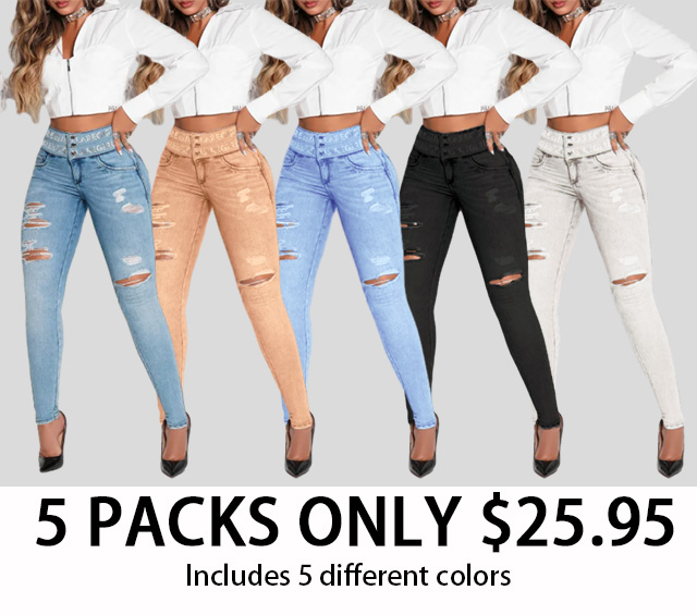 Flexy Fit - High Waist Stretch Jeans Lift the Buttocks