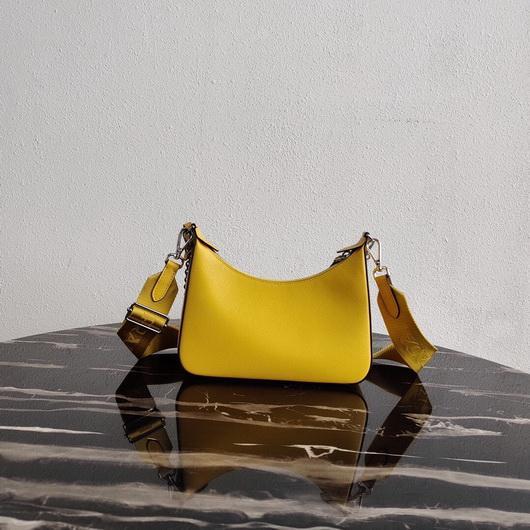 Replica Prada 1BH204 Prada Re-Edition 2005 Saffiano leather Bag in Yellow