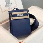 Replica Hermes H083591CK89 Hac a Dos GM backpack Navy blue