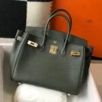 Replica Hermes Birkin Designer Tote Bag Togo Leather 28337 Dark Green
