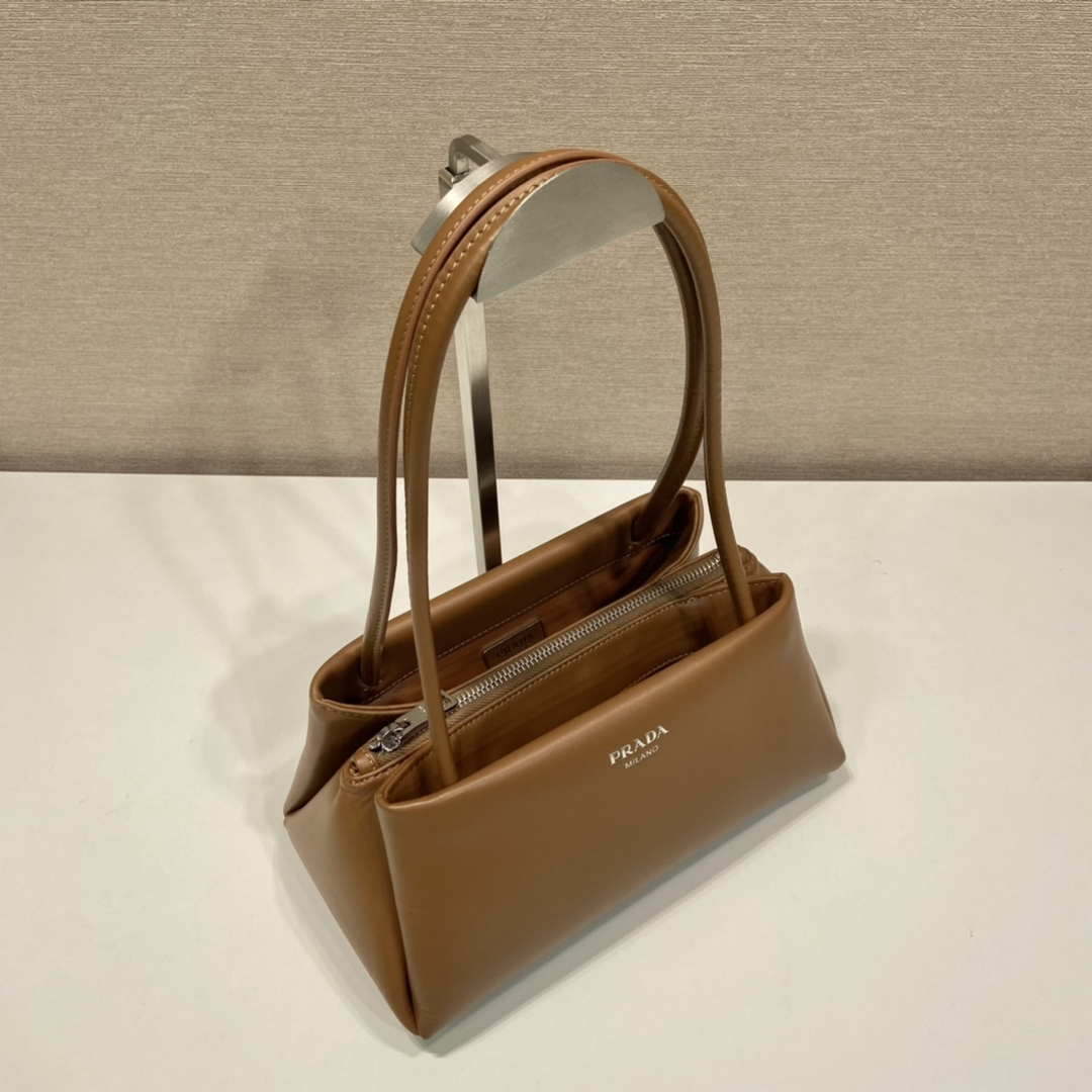 Replica Prada 1BA368 Leather mini-bag Bag Brown