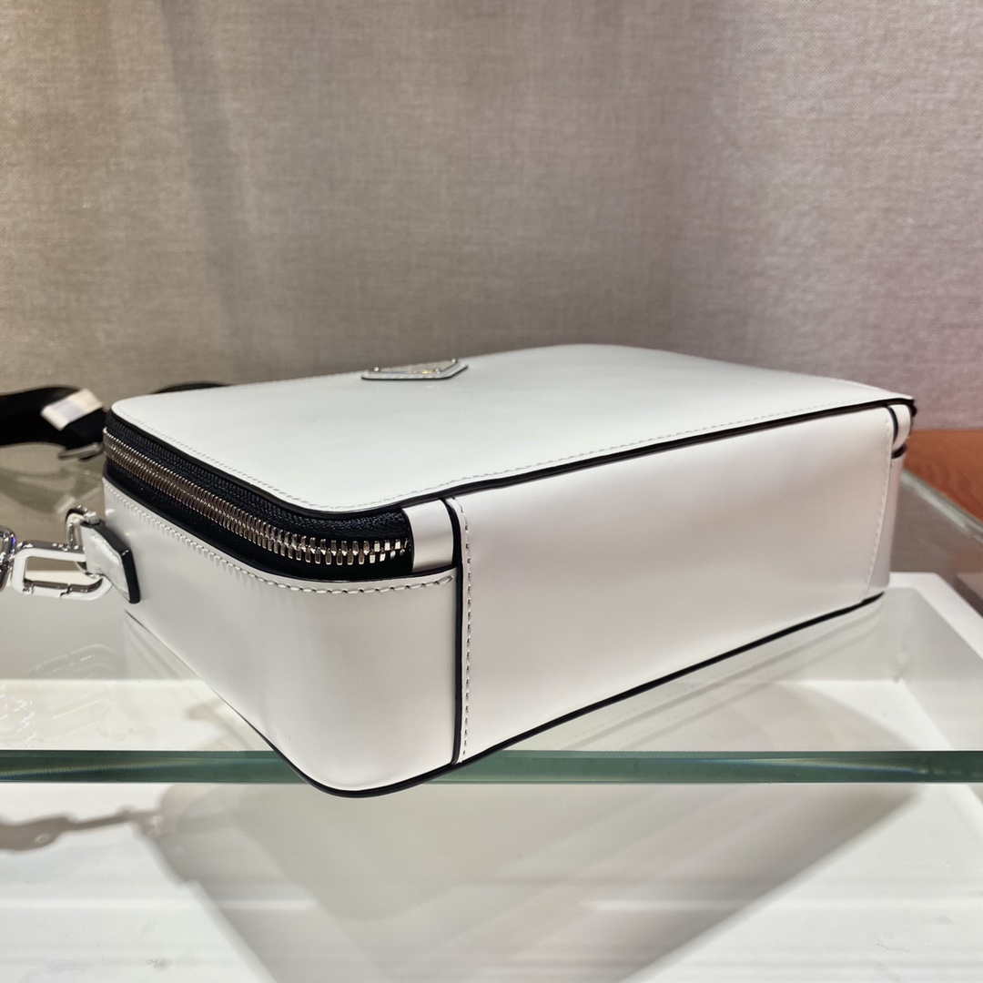 Replica Prada 2VH069 Brique Saffiano Smooth leather bag White