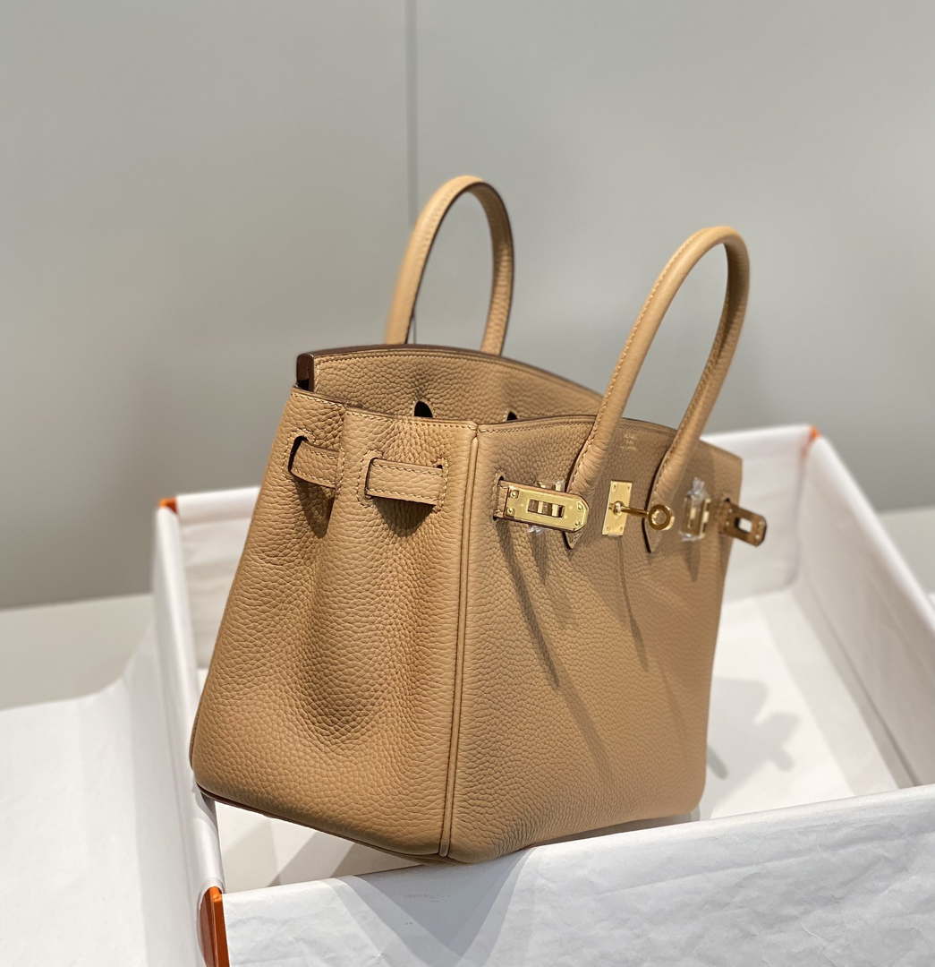 Replica Hermes Birkin Designer Tote Bag Togo Leather 28567 Camel