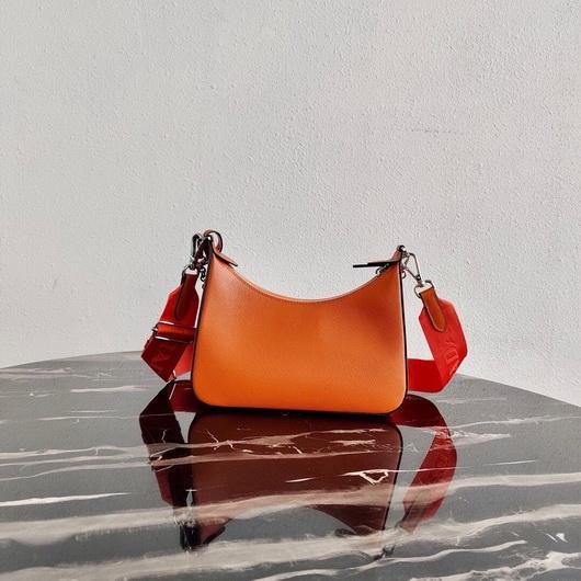Replica Prada 1BH204 Prada Re-Edition 2005 Saffiano leather Bag in Orange