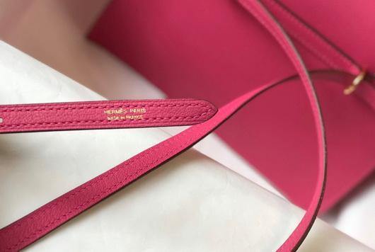 Replica Hermes Kelly Danse 22cm Leather Bag 20351 Plum