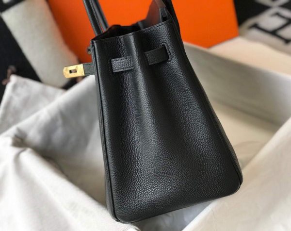Replica Hermes Birkin Designer Tote Bag Togo Leather 28334 Black