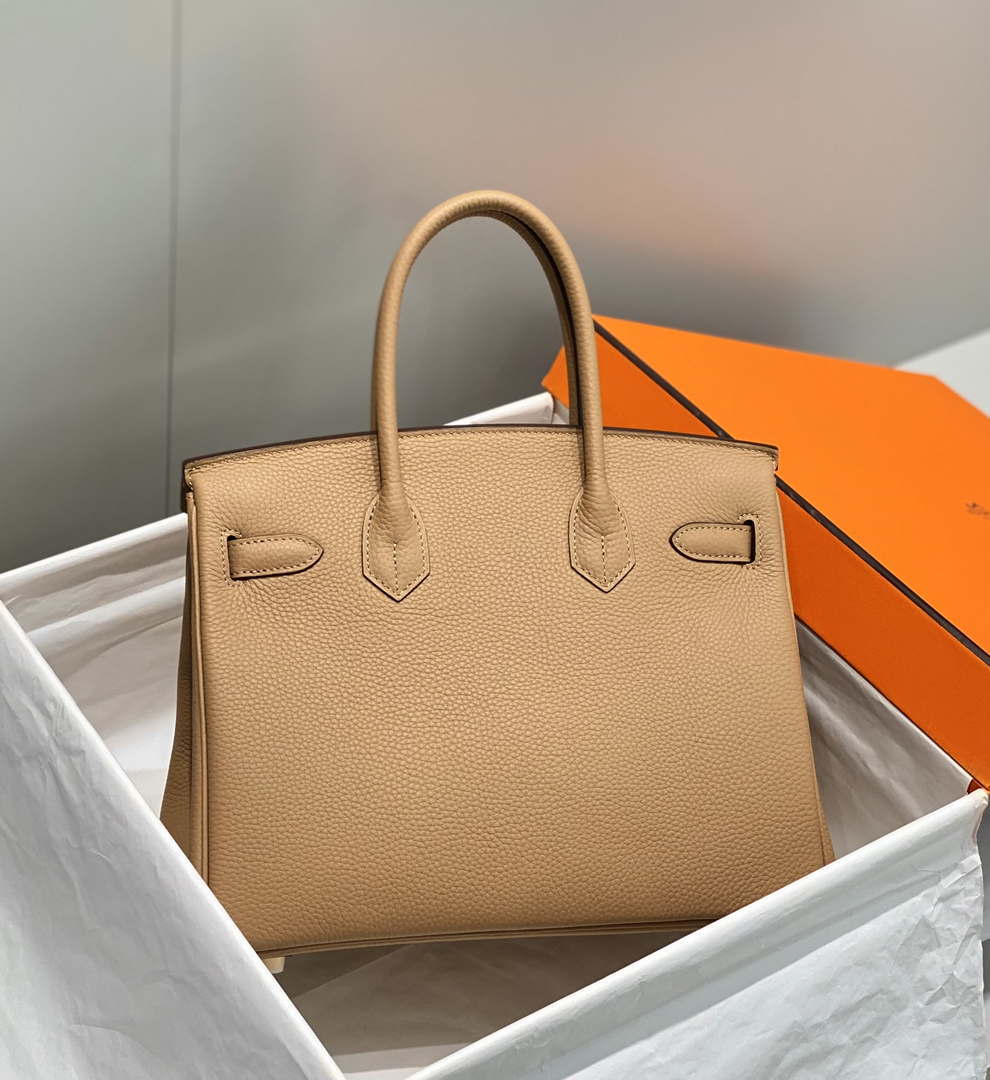 Replica Hermes Birkin Designer Tote Bag Togo Leather 28567 Camel